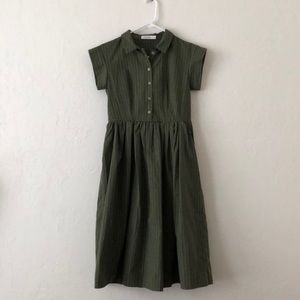Vintage style button up dress